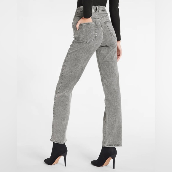 Express Jeans Express Modern Straight Super High Rise Ultra Stretch